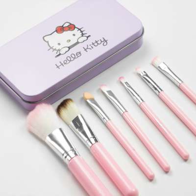 7 pcs private label facial cleansing set makeup brush kit eye shadow paint brush